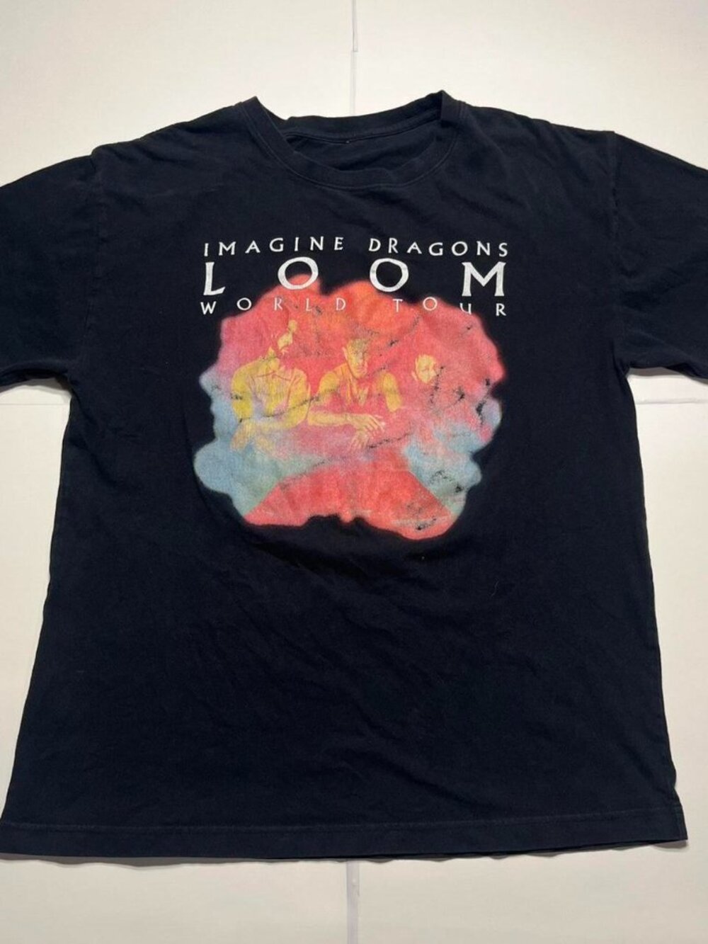 Imagine Dragons Loom World Tour Black T-shirt